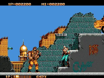 Crude Buster (Japan) screen shot game playing